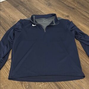 Nike Men's Navy Blue Quarter Zip